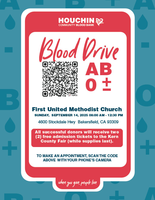 Blood drive poster